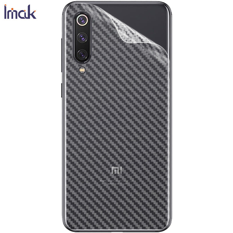 IMAK Soft PVC Carbon Fiber Texture Rygbeskyttelsesfilm til Xiaomi Mi 9 SE IMAK Soft PVC Carbon Fiber Texture Rygbeskyttelsesfilm til Xiaomi Mi 9 SE